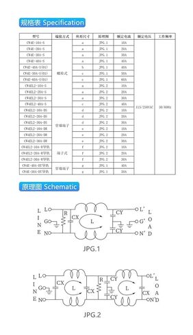 CW4E-40A-S-01 مرشح طاقة الترباس أحادي المرحلة أحادي الطور تيار متردد 220 فولت تردد توافقي مضاد للتداخل in Kuwait