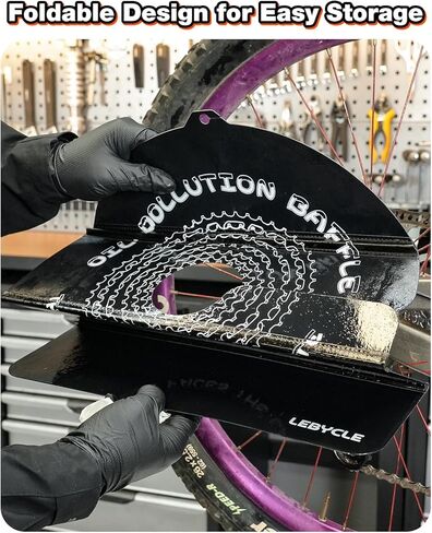 غطاء فرامل قرص الدراجة، واقي من الأوساخ قابل للطي لتنظيف الدراجة، يمنع رذاذ الزيت والأوساخ، سهل التخزين وحماية من التآكل لدراجات MTB ودراجات الطرق in Kuwait
