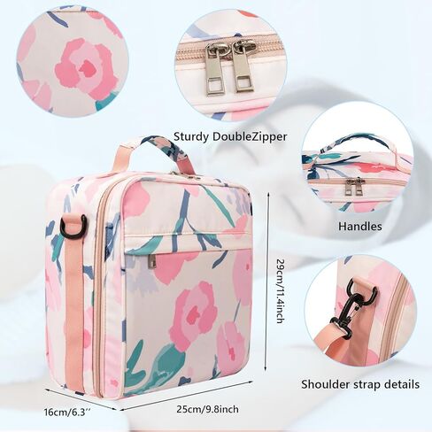 حقيبة سفر، حقيبة حمل للسفر متوافقة مع Airsense 10، Airsense 11، ResMed Air Mini، Dreamstation Machine وحقيبة تنظيم تخزين الملحقات (حقيبة فقط) (متعددة الألوان) in Kuwait