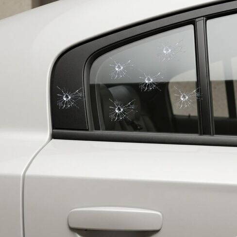 ملصقات ملصقات زجاجية مكسورة ، حزمة من 5 أحجام 7.5 '' ، 6.5 ''. 5.5 '، 4.5' ، 3.5 '' in Kuwait