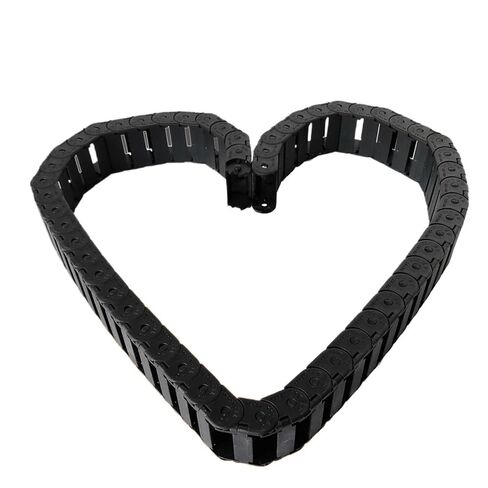 Wire Carrier 18X25mm 18 * 25mm L 1000mm Cable Drag Chain with End Connectors(1meter) in Saudi Arabia