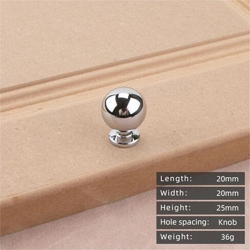 Solid Brass Chromium Silver Handle Kitchen Cabinet Simple Drawer Long 1Pcs(7-20mm) in Saudi Arabia