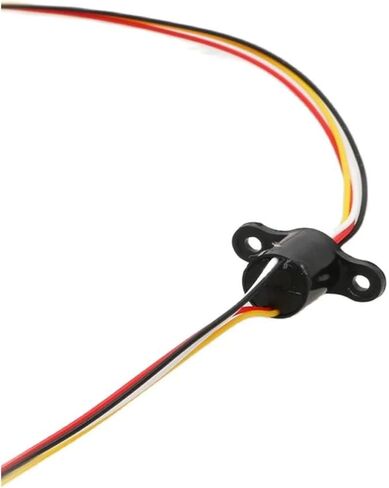 Conductive Slip Ring Diameter 8.5mm 4 Channels Wire 1A Brush Collector Slip Ring 200RPM Rotary Joint Connector Voltage DC 36V in Saudi Arabia