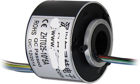 Through Hole Conductive Slip Ring Inner Diameter 25mm 10 Circuits 5A in Saudi Arabia