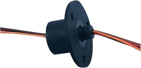 WX12-4PS 4-Way 2A القطر الخارجي 12.4 مللي متر موصل الدائرة الدوارة غطاء من نوع حلقة الانزلاق الدائري 4-Way محرك كهربائي صغير حلقة الانزلاق in Saudi Arabia