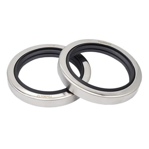 1pcs 50 * 70 10 Oil Seal with Stainless Steel Housing Single Lip and Dual Screw Air Compressor Spare Parts(50x70x10 Smlbdbk) in Saudi Arabia
