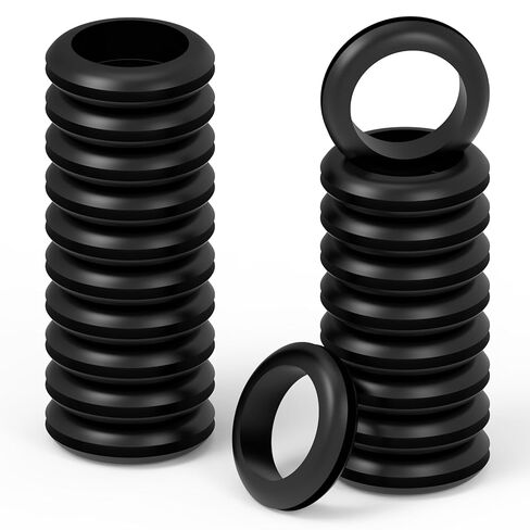 Aifeier ET 20 Pcs 1 Inch Rubber Grommets, 25mm Firewall Rubber Drill Hole Wire Grommets Washers Gaskets Plugs for Wiring, Hole Plugs, Automotive Firewall, Wires Protection and Organization in Saudi Arabia