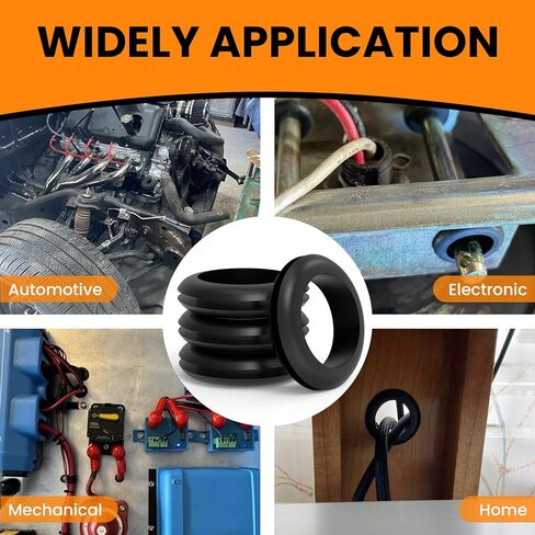 Aifeier ET 20 Pcs 1 Inch Rubber Grommets, 25mm Firewall Rubber Drill Hole Wire Grommets Washers Gaskets Plugs for Wiring, Hole Plugs, Automotive Firewall, Wires Protection and Organization in Saudi Arabia