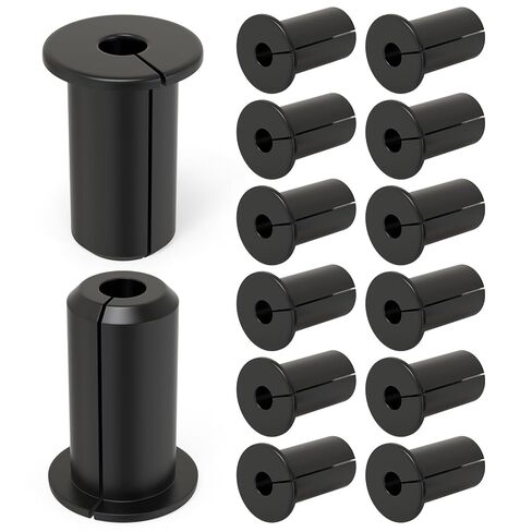 15 قطعة حلقات كابل سوداء مقاس 3/4 بوصة، يمر كابل الحائط من خلال حلقات السيليكون لحماية الحبل in Kuwait