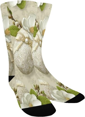 Lace Easter Egg Hiking Socks - Toddler Boys & Girls Warm Thick Thermal Winter Crew Socks for School, Daily Wear & Outdoor Activities in Saudi Arabia