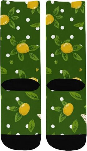 جوارب الليمون الفراشة الخضراء للمشي لمسافات طويلة - جوارب شتوية حرارية سميكة دافئة للأولاد والبنات للمدرسة، والارتداء اليومي والأنشطة الخارجية in Kuwait
