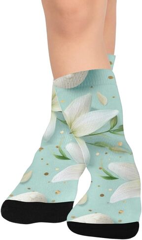Lily Easter Eggs Blue Hiking Socks - Toddler Boys & Girls Warm Thick Thermal Winter Crew Socks for School, Daily Wear & Outdoor Activities in Saudi Arabia