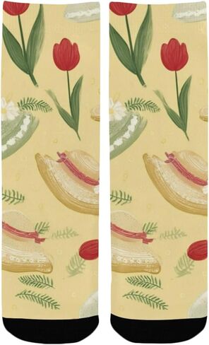 Tulip Cake Bloom Hiking Socks - Toddler Boys & Girls Warm Thick Thermal Winter Crew Socks for School, Daily Wear & Outdoor Activities in Saudi Arabia
