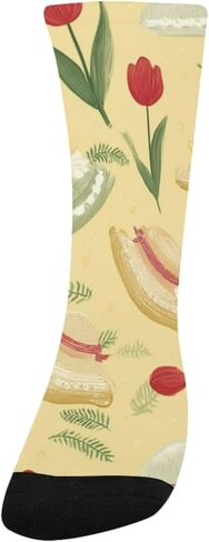 Tulip Cake Bloom Hiking Socks - Toddler Boys & Girls Warm Thick Thermal Winter Crew Socks for School, Daily Wear & Outdoor Activities in Saudi Arabia