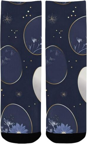 Midnight Easter Egg Hiking Socks - Toddler Boys & Girls Warm Thick Thermal Winter Crew Socks for School, Daily Wear & Outdoor Activities in Saudi Arabia