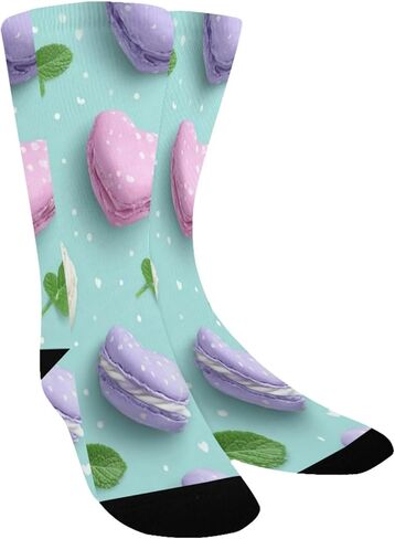 Sweet Mint Bloom Green Hiking Socks - Toddler Boys & Girls Warm Thick Thermal Winter Crew Socks for School, Daily Wear & Outdoor Activities in Saudi Arabia