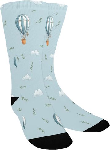 Coastal Flight Motif Hiking Socks - Toddler Boys & Girls Warm Thick Thermal Winter Crew Socks for School, Daily Wear & Outdoor Activities in Saudi Arabia