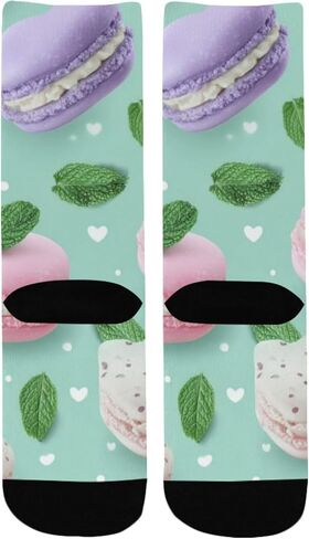 Macaron Heart Treat Hiking Socks - Toddler Boys & Girls Warm Thick Thermal Winter Crew Socks for School, Daily Wear & Outdoor Activities in Saudi Arabia