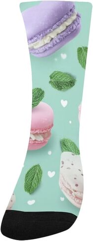 Macaron Heart Treat Hiking Socks - Toddler Boys & Girls Warm Thick Thermal Winter Crew Socks for School, Daily Wear & Outdoor Activities in Saudi Arabia
