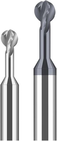 Ball T-shaped Arch Milling Cutter Lollipop End Mill ball t slot endmill Solid Carbide Cnc Cutter R0.75-R6 For Steel Aluminum 3D Milling Cutter Set(For steel,D4R1) in Saudi Arabia