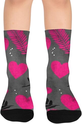 جوارب نيون هارت بلوم للمشي لمسافات طويلة - جوارب شتوية حرارية سميكة دافئة للأطفال الصغار للأولاد والبنات للمدرسة، والارتداء اليومي والأنشطة الخارجية in Kuwait