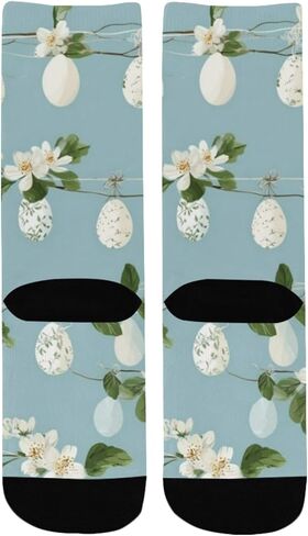 Pastel Eggs Blue Hiking Socks - Toddler Boys & Girls Warm Thick Thermal Winter Crew Socks for School, Daily Wear & Outdoor Activities in Saudi Arabia
