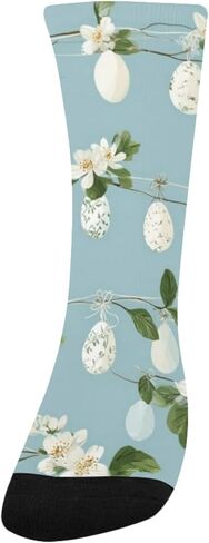 Pastel Eggs Blue Hiking Socks - Toddler Boys & Girls Warm Thick Thermal Winter Crew Socks for School, Daily Wear & Outdoor Activities in Saudi Arabia
