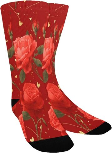 جوارب Sweet Berry Art Flower للتنزه سيرًا على الأقدام - جوارب شتوية حرارية سميكة دافئة للأطفال الصغار للأولاد والبنات للمدرسة، والارتداء اليومي والأنشطة الخارجية in Saudi Arabia