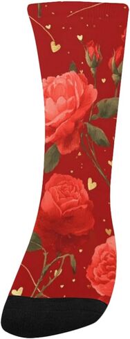 جوارب Sweet Berry Art Flower للتنزه سيرًا على الأقدام - جوارب شتوية حرارية سميكة دافئة للأطفال الصغار للأولاد والبنات للمدرسة، والارتداء اليومي والأنشطة الخارجية in Saudi Arabia