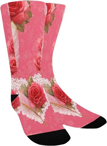 Vintage Heart Bloom Hiking Socks - Toddler Boys & Girls Warm Thick Thermal Winter Crew Socks for School, Daily Wear & Outdoor Activities in Saudi Arabia