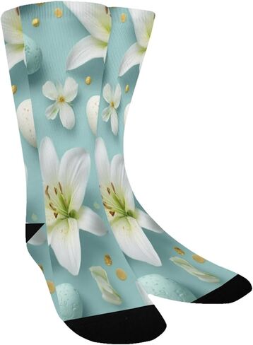 جوارب المشي لمسافات طويلة على شكل بيضة عيد الفصح من ليلي - جوارب شتوية حرارية سميكة دافئة للأولاد والبنات الصغار للمدرسة، والارتداء اليومي والأنشطة الخارجية in Kuwait