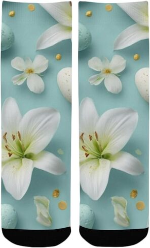 جوارب المشي لمسافات طويلة على شكل بيضة عيد الفصح من ليلي - جوارب شتوية حرارية سميكة دافئة للأولاد والبنات الصغار للمدرسة، والارتداء اليومي والأنشطة الخارجية in Kuwait