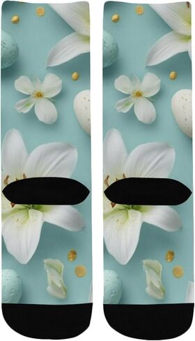 جوارب المشي لمسافات طويلة على شكل بيضة عيد الفصح من ليلي - جوارب شتوية حرارية سميكة دافئة للأولاد والبنات الصغار للمدرسة، والارتداء اليومي والأنشطة الخارجية in Kuwait