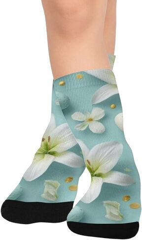 جوارب المشي لمسافات طويلة على شكل بيضة عيد الفصح من ليلي - جوارب شتوية حرارية سميكة دافئة للأولاد والبنات الصغار للمدرسة، والارتداء اليومي والأنشطة الخارجية in Kuwait