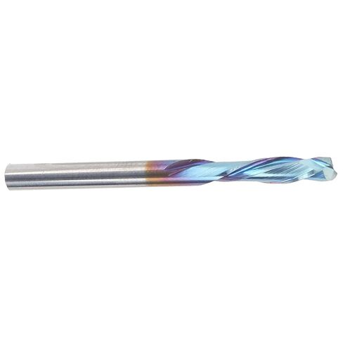 5Pcs Milling 2 Flute Straight Shank, Tungsten Steel CNC Carved End Mill, 3175x12x40mm. Router Bit, Blue Coating for Engraving, Cutting Low Carbon Steel, Aluminum, Copper, Iron in Saudi Arabia