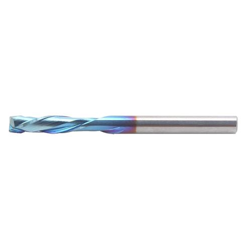 5Pcs Milling 2 Flute Straight Shank, Tungsten Steel CNC Carved End Mill, 3175x12x40mm. Router Bit, Blue Coating for Engraving, Cutting Low Carbon Steel, Aluminum, Copper, Iron in Saudi Arabia