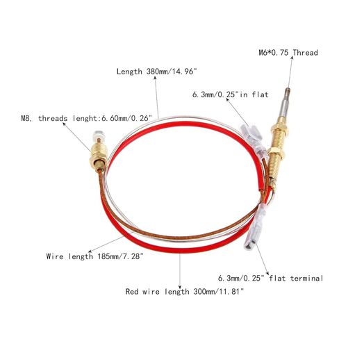 وصلة خرطوم السخان الحراري M6 * 0.75 رأس M8 * 1 نهاية 1 قطعة in Kuwait