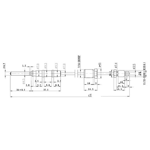 Thermocouple Temperature Sensor Parts Wire Thermostat Control Valve Accessories Appliances Component 1Pcs in Saudi Arabia