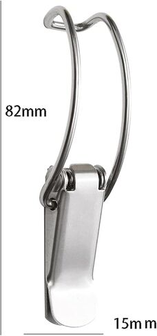 Latch Lock Cabinet Boxes Spring Loaded Latch Catch Stainless Steel Toggle Hasp Sliding Door Simple Window Hardware Tool Box Lock in Saudi Arabia