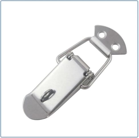 Latch Lock Cabinet Boxes Spring Loaded Latch Catch Stainless Steel Toggle Hasp Sliding Door Simple Window Hardware Tool Box Lock in Saudi Arabia