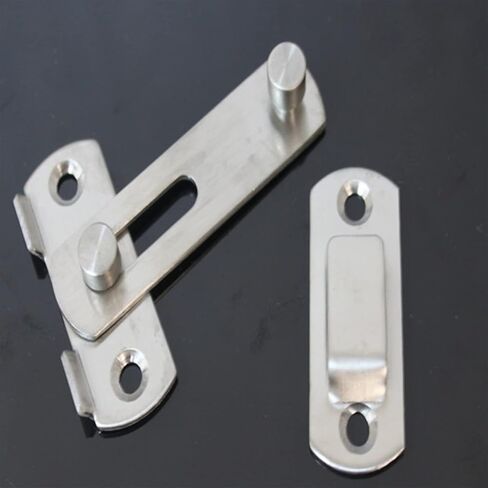 Slide Latch,Gate Bolt Lock,Bolt Sliding Door Lock, Stainless Steel Bolt Latch Safety Bolt Hasp Small Anti-Theft Door Window Wardrobe Cabinet Bolt Sliding Lock Household Hardware in Saudi Arabia