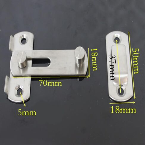 Slide Latch,Gate Bolt Lock,Bolt Sliding Door Lock, Stainless Steel Bolt Latch Safety Bolt Hasp Small Anti-Theft Door Window Wardrobe Cabinet Bolt Sliding Lock Household Hardware in Saudi Arabia