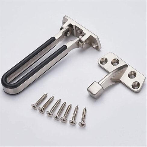 Door Chain Lock,Chain Safe Buckle,Latch Safety Limiter,Anti-Theft Buckle Door Buckle Buckle Anti-Theft Chain Door Chain Hotel Hotel Door Anti-Lock Buckle Concealed Safety Chain, 5PCS in Saudi Arabia