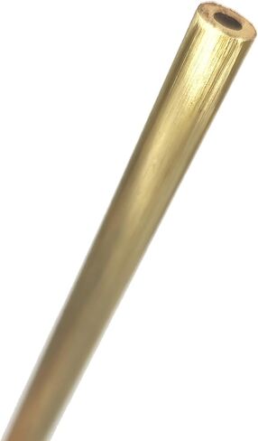 10pcs Brass Tube 3mm 4mm Small Thin Metal Tubes for Crafts and DIY Project(3x0.5x40mm) in Saudi Arabia