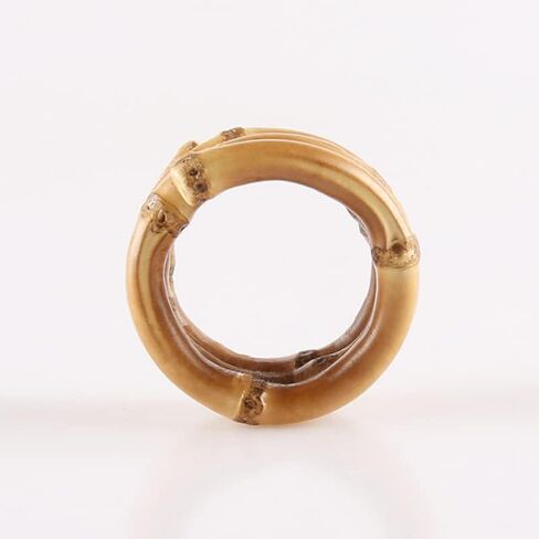 مجموعة حلقات مناديل الخيزران الطبيعية المكونة من 6 قطع، حلقات حامل مناديل الروطان المصنوعة يدويًا لتزيين طاولة الطعام الصيفية لعيد الأب لحفلات الزفاف والولائم والعيد وعيد الميلاد وديكور حفلات أعياد الميلاد in Kuwait