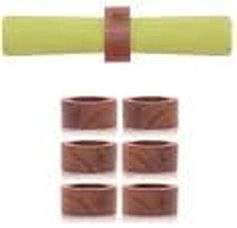 Handmade Napkin Rings (Set of 6) - Home Kitchen Decor for Dining, Anniversary, Birthday, Christmas in Saudi Arabia