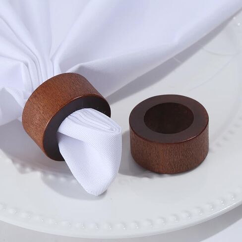 Handmade Napkin Rings (Set of 6) - Home Kitchen Decor for Dining, Anniversary, Birthday, Christmas in Saudi Arabia