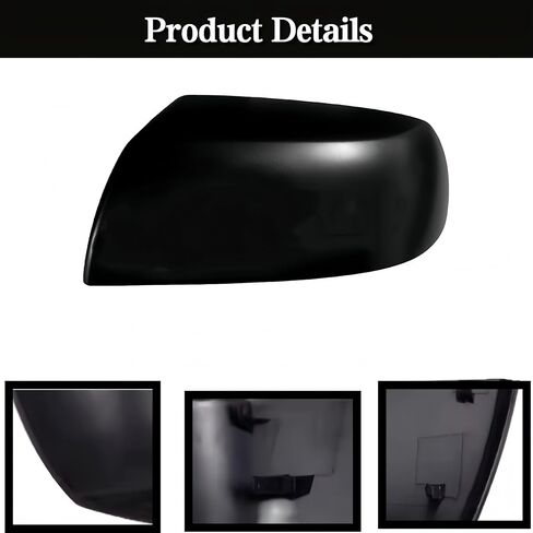 Side View Mirror Cover Caps Black Compatible with Toyota Tundra 2007-2021 Outer Mirror Cover Replace 87945-0C020 87915-0C040 Pair in Saudi Arabia