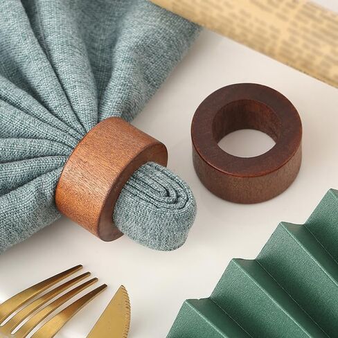 Handmade Napkin Rings (Set of 6) - Home Kitchen Decor for Dining, Anniversary, Birthday, Christmas in Saudi Arabia
