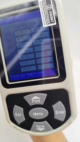 Professional Colorimeter Color Reader JZ-350 Color Difference Meter 45/0 8mm L*a*b* L*C*H* XYZ D65 D50 F11 C Free Color Software in Kuwait